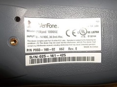 VeriFone Printer Pin Pad Card Reader Set 250 P002-113-00 P003-160-02 Tranz330