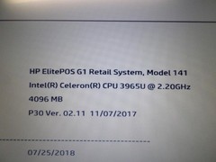 HP ElitePOS G1 14 in. Touch AiO Retail System 141 w/ Basic Connectivity Base