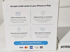 Square Credit Debit Card Reader for Magstripe (with Lightning Connector)