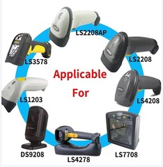 USB Cable for Symbol Zebra Motorola Barcode Scanner, USB to RJ45 Cable, CBA-U…