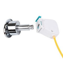 Toilet Button Cover Round Shape Dual Pressing Tanks Push Water Saving Accessory