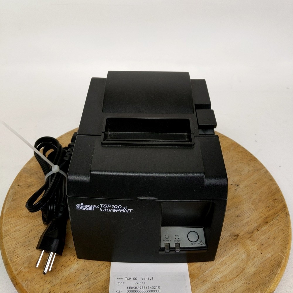 Star Micronics TSP100 TSP143U Thermal Receipt Printer USB Tested w/ Power