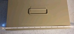 Steel Combination Lock Cash Box with Removable Tray – Sand