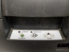 Epson TM-U220A Dot Matrix Receipt Printer M188A Parts(Prints but PrintHead Worn)