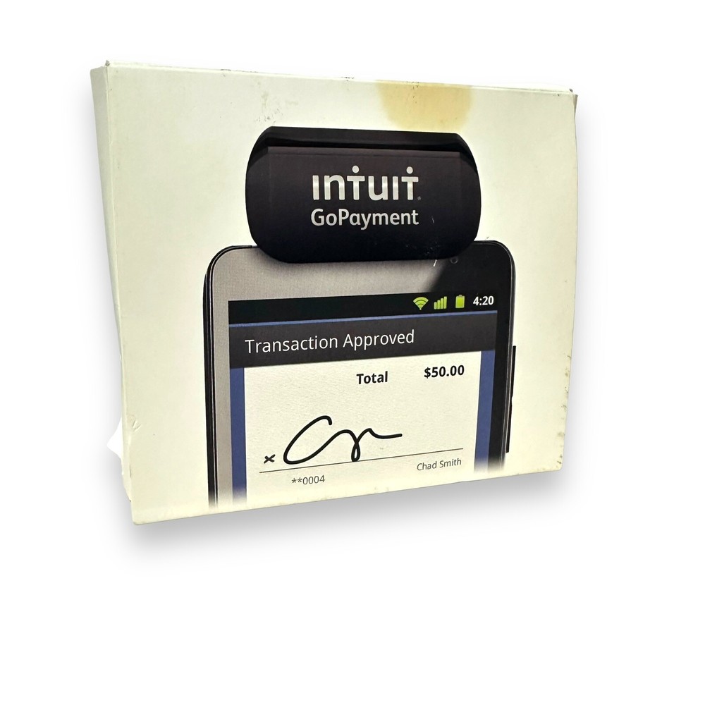Intuit GoPayment Credit Debit Card Reader Quickbooks 3.5mm Jack Go Payment