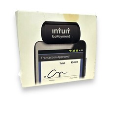 Intuit GoPayment Credit Debit Card Reader Quickbooks 3.5mm Jack Go Payment