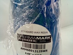 ThermaMark Standard Wax Resin Ribbon, AMM6691312SWR 6.69″ x 1312’/170mm x 400m