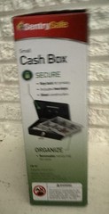 SentrySafe CB-10 Cash Box Key Lock Metal 10”x 7.5”x 3.5 inches w/ Removable Tray