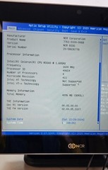New NCR 7761 P1535 Touchscreen Terminal Display 1.6Ghz, 4GB/60GB, Biometrics W10