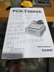 Casio PCR-T2000 Cash Register Thermal Print – Parts Only