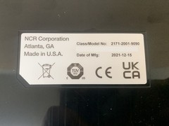 NCR 2171-2001-9090 Full Size 24V Black 5B/5C Adjustable Till No Lock Cash Drawer