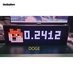 Digital Currency Market Display ESP8266 Cryptocurrency Real-time Price Display