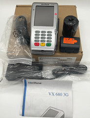 Verifone VX 680 3G Wireless Credit Card Terminal M268-793-C6-USA-3 *B STOCK*