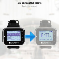 TD110 Restaurant Wireless Pager Calling System Waiter Watch Cafe Club Clinic Bar
