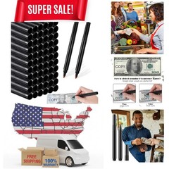 60 Count Counterfeit Bill Detector Pen Set – Essential Cash Protection Tool
