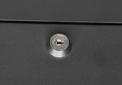 Large Lockable Cash Box with Money Tray & Key, Black, 11.8×9.45×3.54
