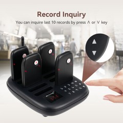 TD175S Restaurant Pager System, Pagers For Restaurant, 10 Beepers For Food Truck
