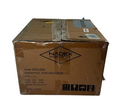 Nadex CR180 Electronic Cash Register Steel Cash Drawer Black New Open Box