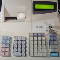Sharp XE-A401 Electronic Cash Register Thermal Printer Tested Working