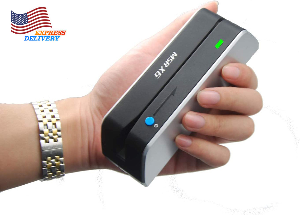 Bluetooth VIP Card Swiper Reader Writer Encoder Hico 3 Tracks USB & Bluetooth