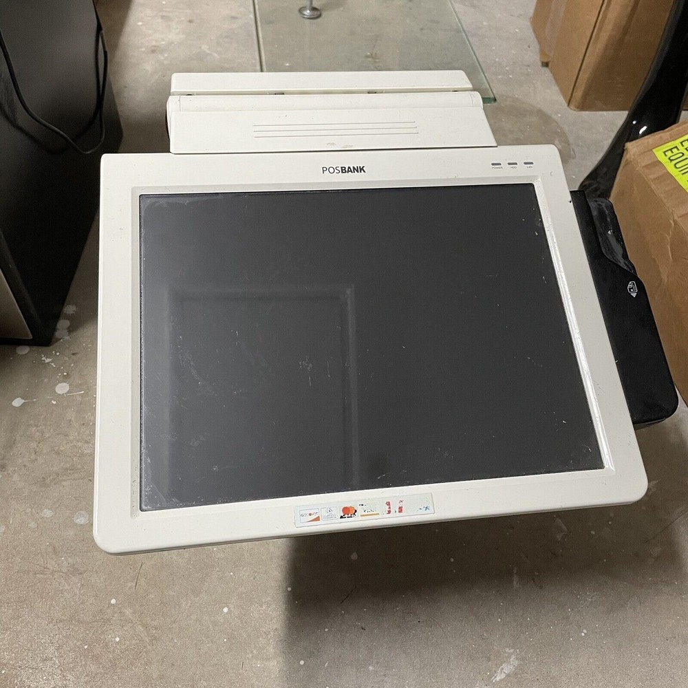 POSBANK IMPREX D25 POS SYSTEM FOR PARTS BAD SCREEN D25(W) OD