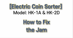 Digital Coin Counter & Sorter – LCD Display, Sorts 260 Coins/Min, 2 Row Wrappers