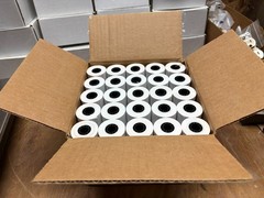 50 Rolls of 2 ¼” x 65’ Thermal rolls 482170 Tape Register Tape 5245A