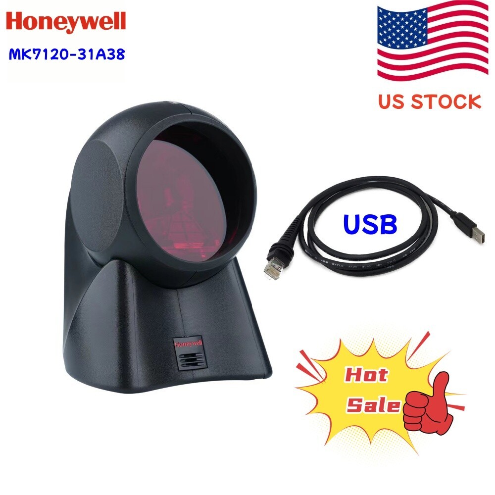 MK7120-31A38 Honeywell Orbit Omnidirectional Barcode Scanner Kit & USB Cable US