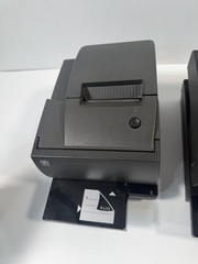 (QTY. 2) NCR 7167-6011-9001 RealPOS Multifunction MICR Thermal Printer Black