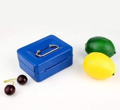 Mini Cash Box with Lock and Slot Small Cash Box with Money Tray Metal Piggy Bank