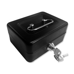 X-Small Cash Box with Lock – Money Saving Box for Cash Coins, Small Lock Box