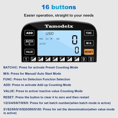 Money Counter Machine Bill Counter with Value Count, Dollar, Euro, MXN, UV/MG…