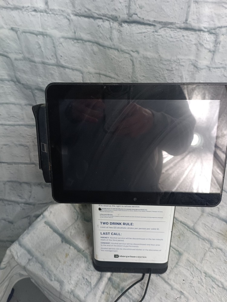 Elo Touch ESY10i1 POS Touchscreen w/ Star TSP650II Printer Swivel Stand AS-IS