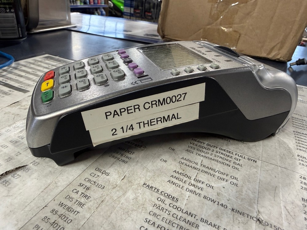 Verifone VX520 Credit Card Terminal – Used – Power Supply Included – 40 + Ship