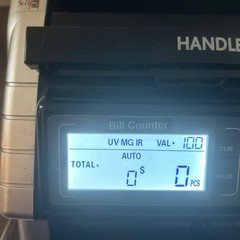 Aneken Money Counter Machine with Value Count, Dollar, Used Tested Works