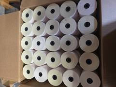 2 Ply POS/Cash Register Rolls, 3 Inches X 90 Feet, White/Canary, 50 per Carto…