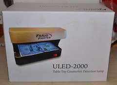 Fraud Fighter ULED-2000 table top counterfeit detection lamp new