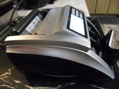 Ponnor AL-5100 Automatic Cash Money Bill Counter Machine W/Counterfeit Detection