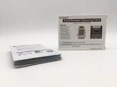 CR80 Cleaning Cards, Dual Side Presaturated Card Reader Cleaner, POS Swipe 10pc