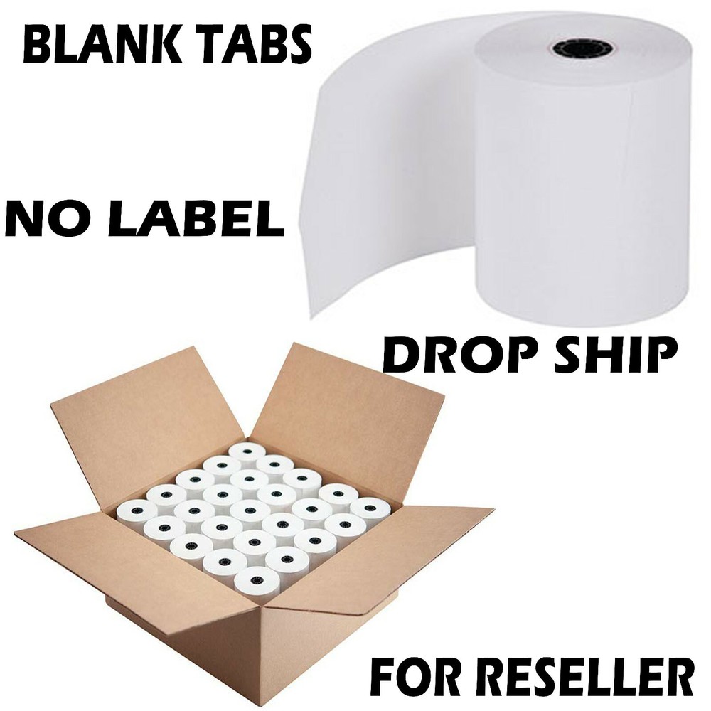 Drop Shipping 3 1/8″ x 230 Thermal POS Cash Register 50 Rolls x 2 cases BPA Free