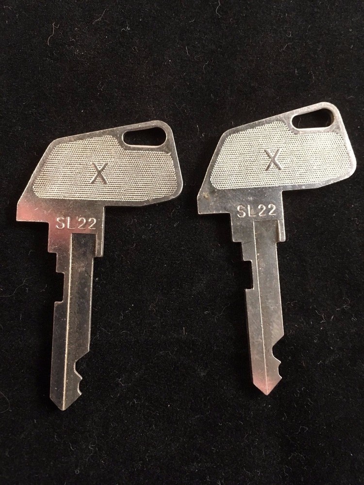 TEC CASH REGISTER, X KEY, #SL22, SET OF 2