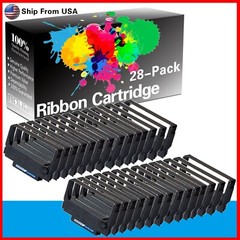 28PCS Purple Compatible ERC-30 34 38 Ribbon for M17-JB M52-JB