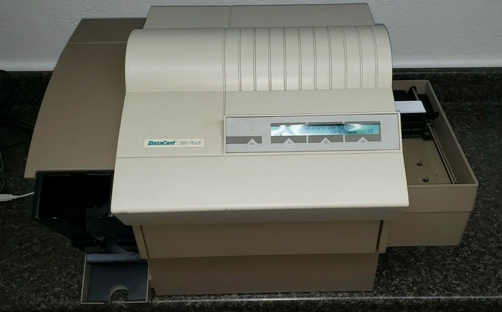 Datacard 280 Plus Card Embosser Foil Top Rear Indent Mag Encode 10x FASTER 150i