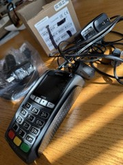 3x Ingenico IPP350 Credit/Debit Card Readers With Power Cords And Boxes
