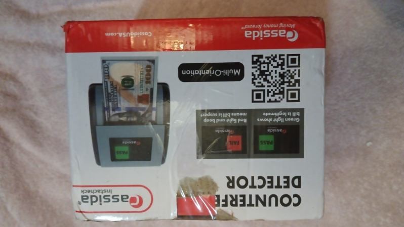 Cassida Instacheck Counterfeit Currency Detector for PARTS
