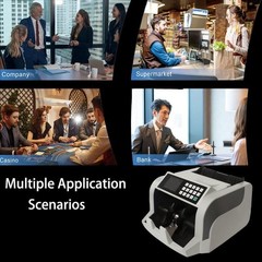 Mix Denomination Money Counter, Value Counting, Back Loading Counting, IMG/WL…
