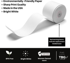 30 Rolls 3 1/8″ x 230′ Thermal Paper BPA Free POS Receipt Paper Made in USA