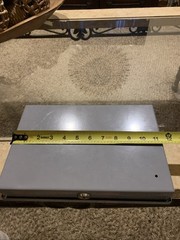 Cash Metal Gray Drawer w/ Removable Tray “NO Keys Included”