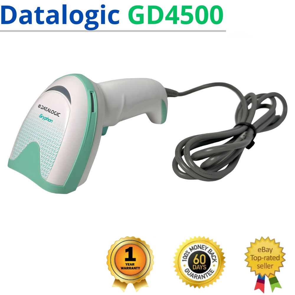 ✅Datalogic Gryphon GD4500 Barcode Scanner Imager w/USB Cord 1 YEAR WARRANTY!🔥⚡️