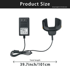 TC70 TC77 TC72 TC75 TC70X Scanner Charger Cable for Symbol Zebra PDA, 5V4A with
